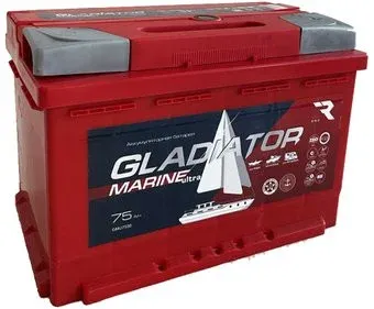 Gladiator Marine 75 R+ (75 А·ч)
