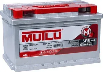Mutlu (78 Ah) 780 A, 12 V Обратная, R+ LB3 LB3.78.078.A
