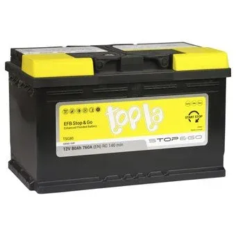 Topla 80 Ah -112080 - EFB Stop & Go R+ (80 А·ч)