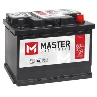 Master Batteries 60 Ah MASTER BATTERIES Asia R+