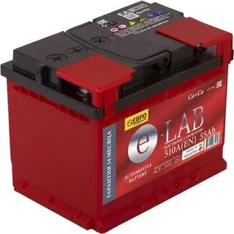 E-Lab 6СТ- 55R (55 А·ч)