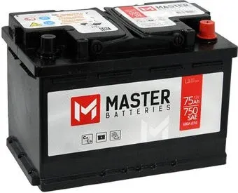 Master Batteries L+ (75 А·ч)