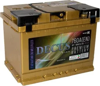 DECUS 6СТ- 66 золото п.п. (66 А·ч)