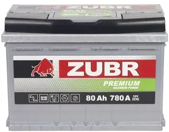 Zubr Premium L+ (80 А·ч)