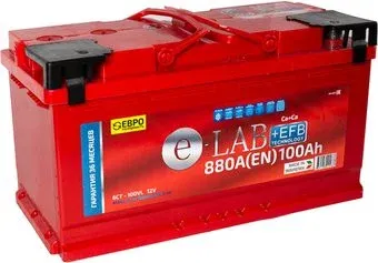 E-Lab 6СТ-100R + EFB (100 А·ч)