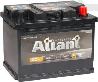 Atlant R+ (60 А·ч) серый