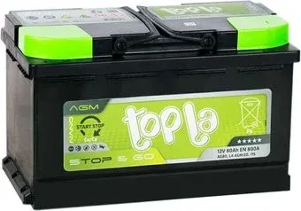 Topla TOP AGM Stop&Go TAG80 (80 А·ч)