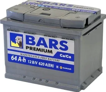 BARS Premium 64 R+ (64 А·ч)