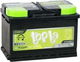 Topla TOP AGM Stop&Go TAG70 (70 А·ч)