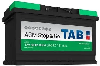 TAB Stop & Go AGM (80 А·ч) [213080]