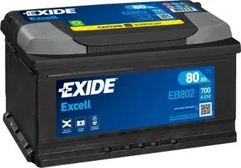 Exide Excell EB802 (80 А/ч)