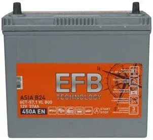 Tubor Asia EFB L+ т. кл. (57 А·ч)