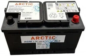 Tubor Arctic AGM R+ (80 А·ч)