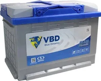 VBD Blue Dinamic 6СТ-75R R+ (75 А·ч)