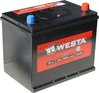 Westa Asia JIS 6СТ-75 VLR Euro СTA00024 (75 А·ч)