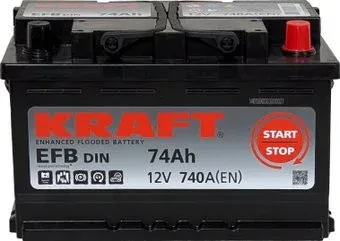 KRAFT EFB R+ (74 А·ч)