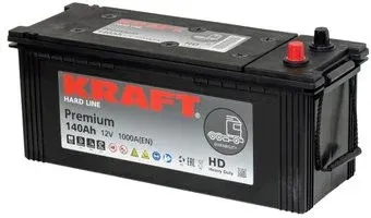 KRAFT Premium L+(3) евро (140 А·ч)