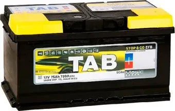 TAB EFB Stop&Go R+ (75 А·ч)