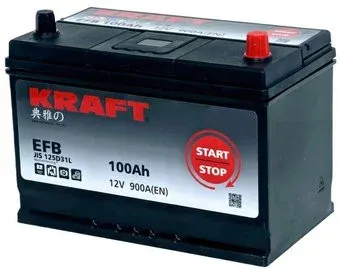KRAFT EFB Jis R+ (100 А·ч)