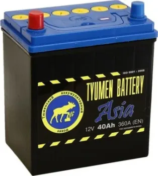 Tyumen Battery Asia L+ (40 А·ч)