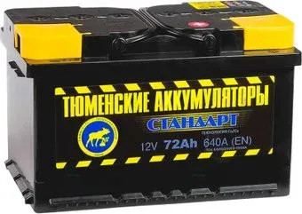Tyumen Battery Standard R+ низ. (72 А·ч)