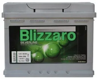 Blizzaro Silverline R+ низ. 540A (60 А·ч)