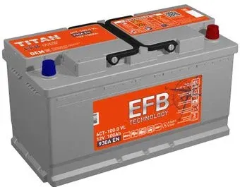 Titan EFB R+ (100 А·ч)