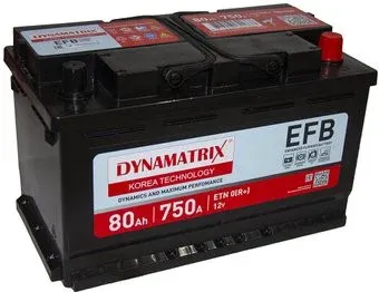 Dynamatrix EFB R+ (80 А·ч)