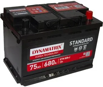 Dynamatrix Standard R+ 680A (75 А·ч)