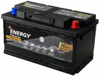Energy Premium EFB R+ низ (80 А·ч)