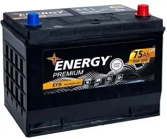 Energy Premium EFB Asia R+ (75 А·ч)