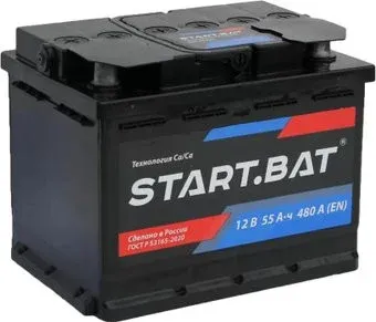 Start.Bat 6СТ-55 VLR Евро (55 А·ч)