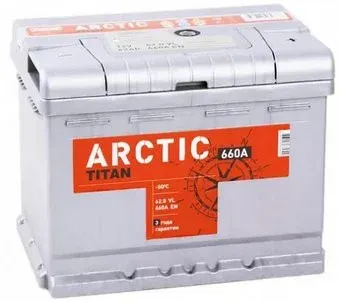 Titan Arctic R+ (62 А·ч)
