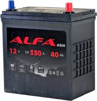 ALFA Asia JR+ тонкие клеммы (40 А·ч)