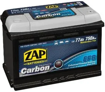 ZAP Carbon EFB R+ 577 05 (77 А/ч)