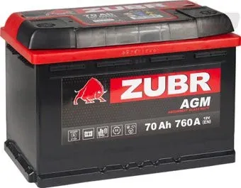Zubr AGM R+ (70 А/ч)
