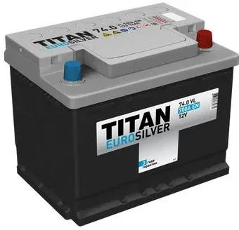 Titan EuroSilver R+ (74 А·ч)
