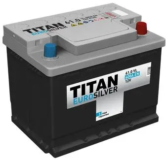 Titan EuroSilver R+ (61 А·ч)