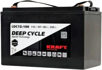 KRAFT 12V-118Ah(C20) L+ (118 А·ч)