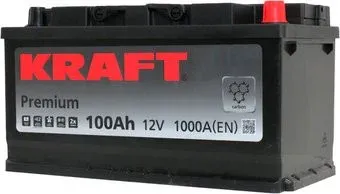 KRAFT Premium R+ (100 А·ч)