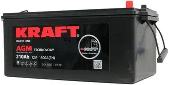 KRAFT AGM 210(3) евро (210 А·ч)