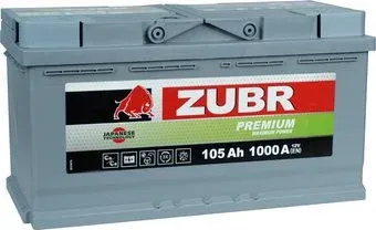 Zubr Premium Yuasa R+ Турция (105 А·ч)