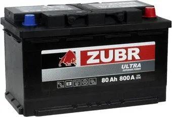 Zubr Ultra R+ Турция (80 А·ч)