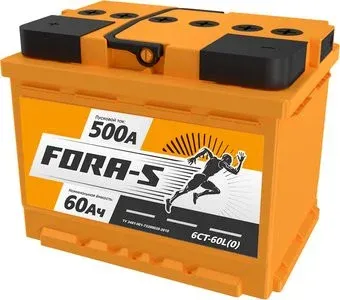 Fora-S 6СТ-60 L+ (60 А·ч)