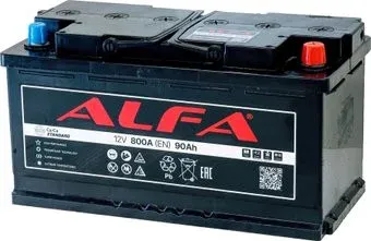 ALFA Standard 90 R+ (90 А·ч)