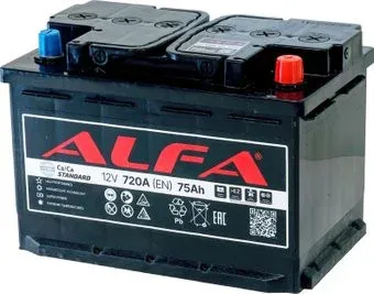 ALFA Standard 75 R+ (75 А·ч)