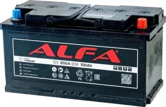 ALFA Standard 100 R+ (100 А·ч)