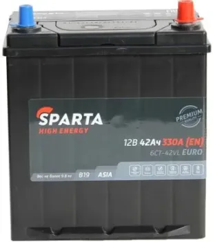 Sparta High Energy Asia 6СТ-42 Рус 330A (42 А·ч)