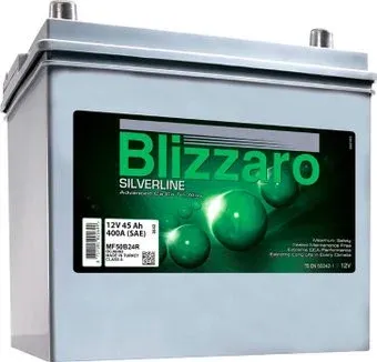 Blizzaro Silverline R+ L1 045 040 013 (45 А/ч)