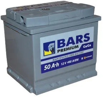 BARS Premium 50 R+ (50 А·ч)